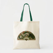 Paaseieren met kippen,  art nouveau tote bag (Voorkant)
