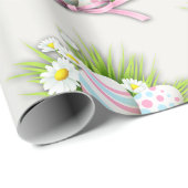 Paaseieren met roze lint cadeaupapier (Rol Hoek)