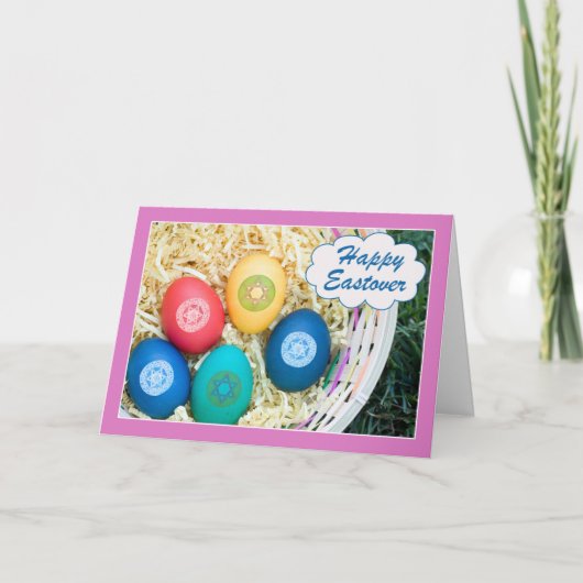 Paaseieren met sterren in het eBay-systeem voor in Kaart (Voorkant)