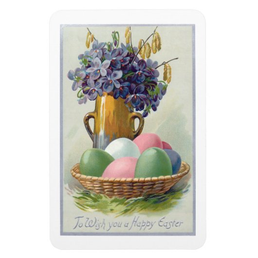 paaseieren met Violet Magneet (Verticaal)