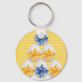 Paaseieren met zwoeggeel Sleutelhanger (Achterkant)