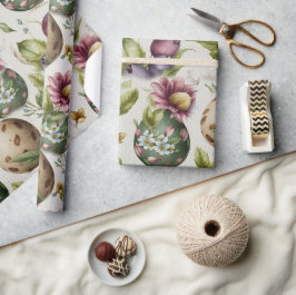 Paaseieren  nostalgisch patroon nr. 14 cadeaupapier