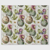 Paaseieren nostalgisch patroon nr. 14 cadeaupapier (Vlak)