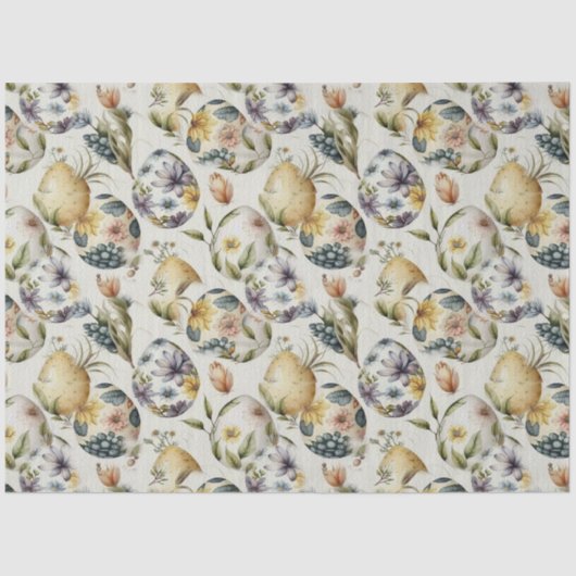 Paaseieren  nostalgisch patroon nr. 17 tissuepapier (Voorkant)