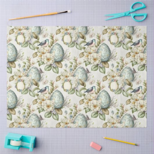 Paaseieren nostalgisch patroon nr. 20 tissuepapier (Craft)