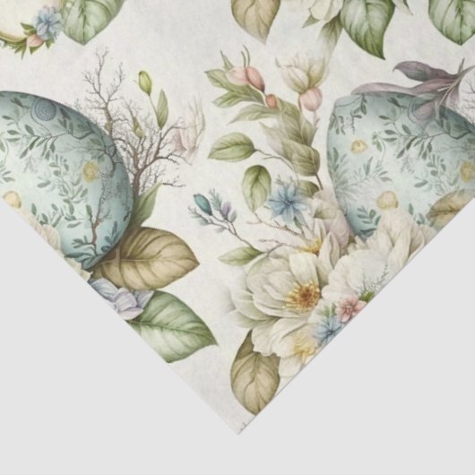 Paaseieren  nostalgisch patroon nr. 20 tissuepapier (Detail)