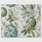 Paaseieren nostalgisch patroon nr. 2 cadeaupapier (Vlak)