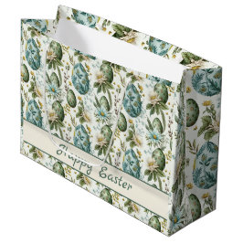 Paaseieren  nostalgisch patroon nr. 2 groot cadeauzakje