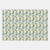 Paaseieren  nostalgisch patroon nr. 2 inpakpapier vel (Voorkant 3)