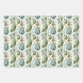 Paaseieren  nostalgisch patroon nr. 2 inpakpapier vel (Voorkant 2)