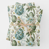 Paaseieren  nostalgisch patroon nr. 2 inpakpapier vel (In situ)