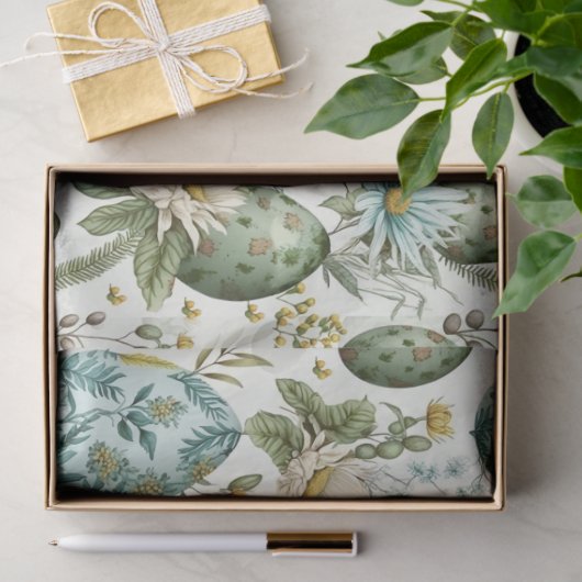 Paaseieren  nostalgisch patroon nr. 2 tissuepapier (Geschenk)