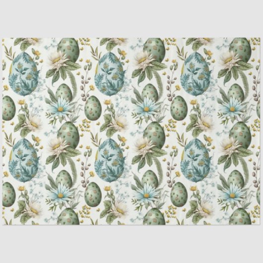 Paaseieren  nostalgisch patroon nr. 2 tissuepapier (Voorkant)