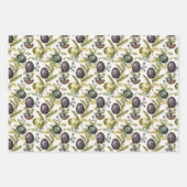 Paaseieren  nostalgisch patroon nr. 3 inpakpapier vel (Voorkant 2)