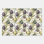 Paaseieren  nostalgisch patroon nr. 3 inpakpapier vel (Voorkant)