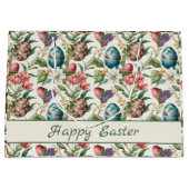 Paaseieren  nostalgisch patroon nr. 4 groot cadeauzakje (Voorkant)
