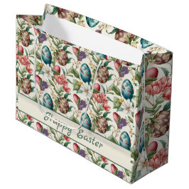 Paaseieren  nostalgisch patroon nr. 4 groot cadeauzakje
