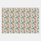 Paaseieren nostalgisch patroon nr. 4 inpakpapier vel (Voorkant 3)