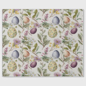Paaseieren  nostalgisch patroon nr. 7 cadeaupapier (Vlak)