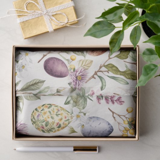 Paaseieren  nostalgisch patroon nr. 7 tissuepapier (Geschenk)