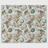 Paaseieren  nostalgisch patroon nr. 8 cadeaupapier (Vlak)