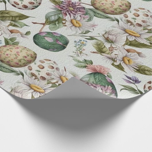 Paaseieren  nostalgisch patroon nr. 8 cadeaupapier (Hoek)