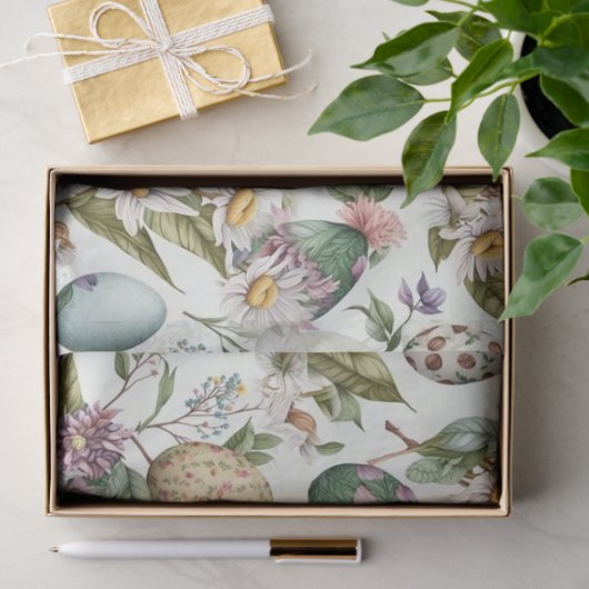 Paaseieren nostalgisch patroon nr. 8 tissuepapier (Geschenk)