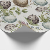 Paaseieren  nostalgisch patroon nr.9 cadeaupapier (Hoek)