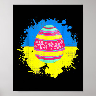 Paaseieren Oekraïne Vlag Poster