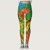 Paaseieren of dagelijkse Pop Mode Leggings (Voorkant)
