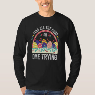 paaseieren of kleurstofdroogeieren met een hageert t-shirt