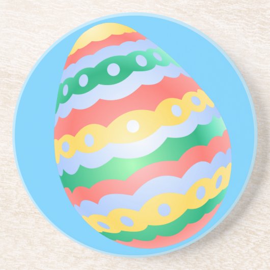 Paaseieren Onderzetters Festive Easter Egg Decorat (Voorkant)