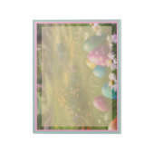 Paaseieren op de weide notitieblok (Linkerzijde)