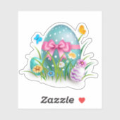 Paaseieren, op maat gesneden vinylStickers Sticker (Vel)