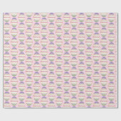 Paaseieren op roze cadeaupapier (Vlak)