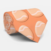 Paaseieren (Oranje) Stropdas (Opgerold)