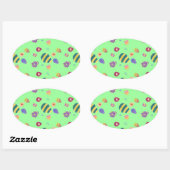 Paaseieren Ovale Sticker (Vel)