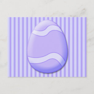 Paaseieren (Paars) Briefkaart