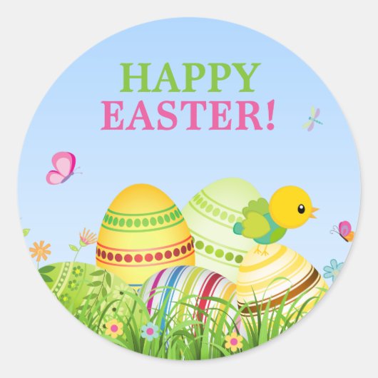 Paaseieren Paaseieren Stickers (Voorkant)