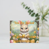  paaseieren, paaseieren, uitnodiging briefkaart (Staand voorkant)