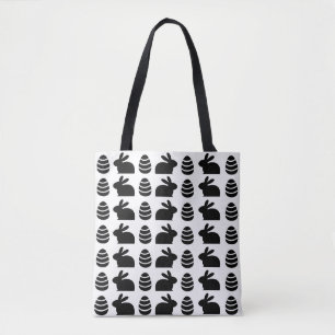 Paaseieren Paashaas Gelukkig Pasen Patroon Tote Bag