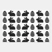 Paaseieren: paaspasta voor een gelukkig paaspatroo inpakpapier vel (Voorkant 3)