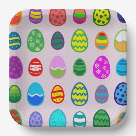 Paaseieren Papieren Bordje (Voorkant)
