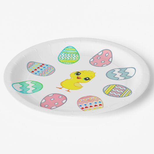 Paaseieren Papieren Bordje (Gekanteld)