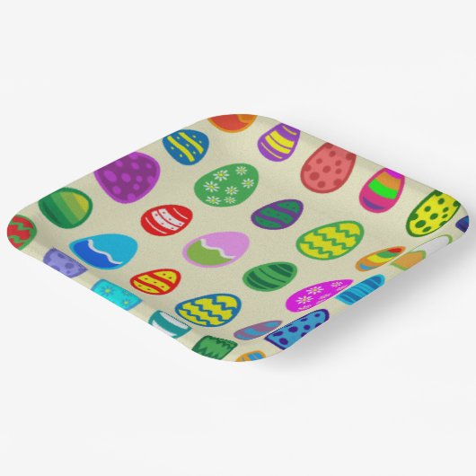 Paaseieren Papieren Bordje (Gebogen)