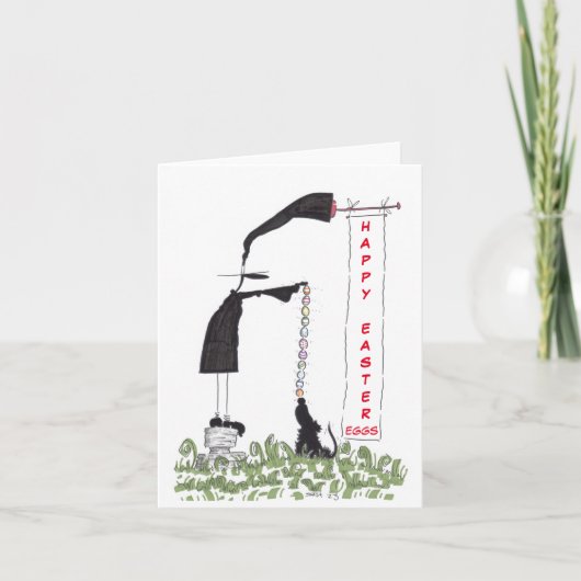 Paaseieren Pasen Kaart (Voorkant)