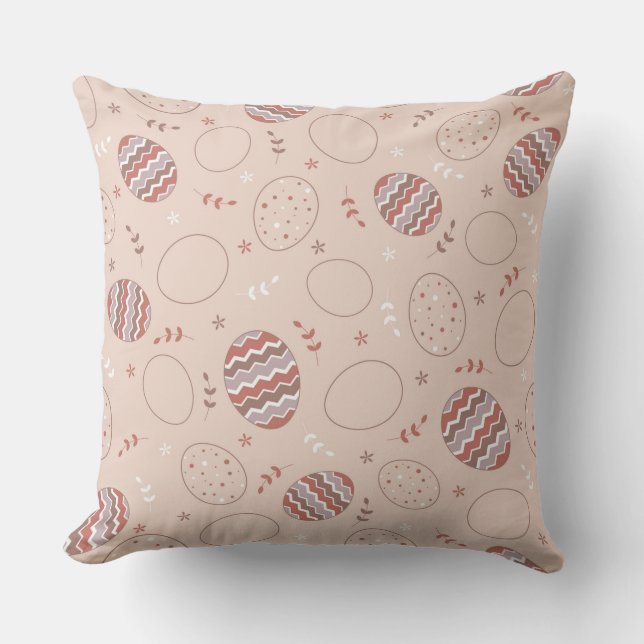 Paaseieren Pasen Sierkussen (Voorkant)