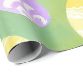 paaseieren |  pastel Waterverf Egg Hunt Cadeaupapier (Rol Hoek)