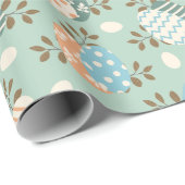 Paaseieren pastelpatroon cadeaupapier (Rol Hoek)