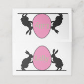 Paaseieren Plaatskaartje (Buitenkant ongevouwen)